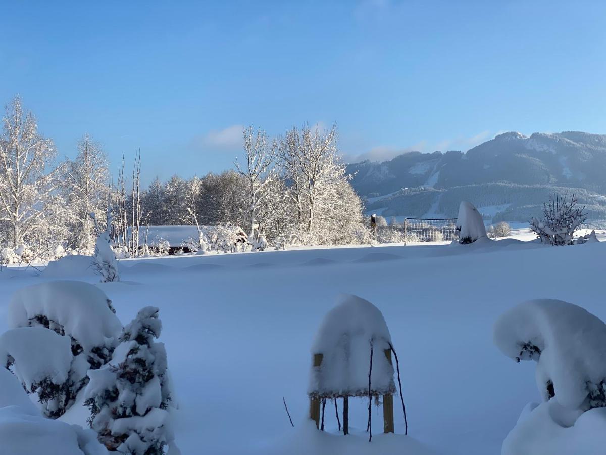 Ferienwohnung Mit Eigenem Garten Und Bergblick Oy-Mittelberg Esterno foto